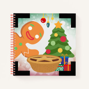 Cuaderno Tarta de Minie Fotobombeada por Hombre de Pan de J