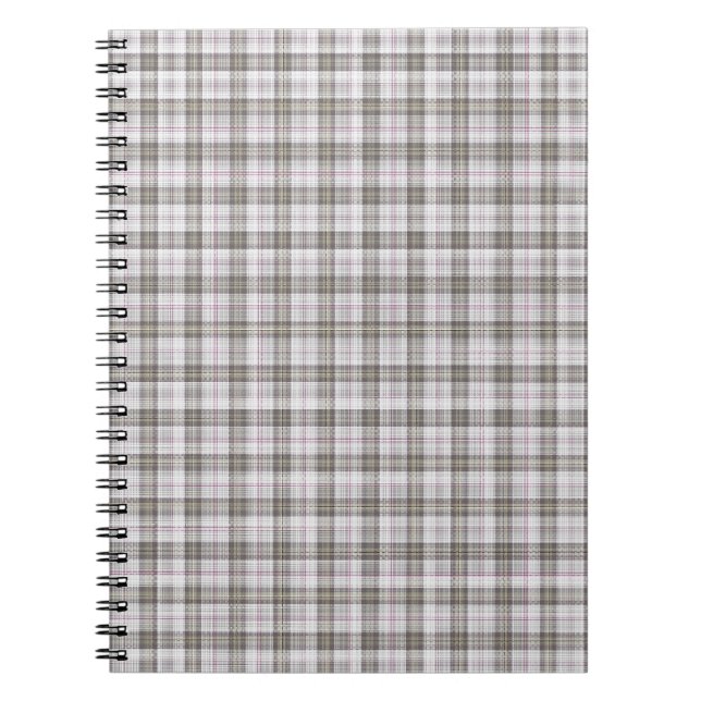 Cuaderno Tarta de moda gris (Frente)