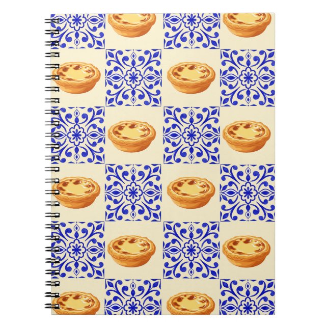 Cuaderno Tarta Portuguesa y Azulejos (Frente)