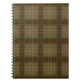 Cuaderno Tartan Clásico en Tabaco