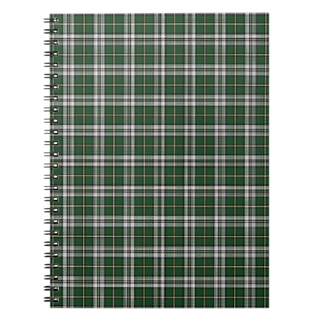 Cuaderno Tartán de bretón verde (Frente)