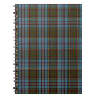 Cuaderno Tartán de la familia del clan de Anderson