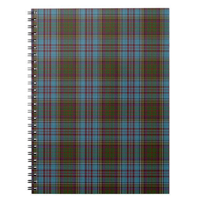 Cuaderno Tartán de la familia del clan de Anderson (Frente)