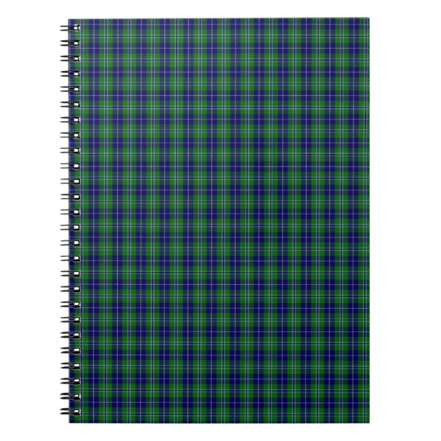 Cuaderno Tartán de la familia del clan de Douglas (Frente)