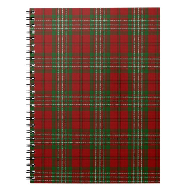 Cuaderno Tartán de la familia del clan de Scott (Frente)