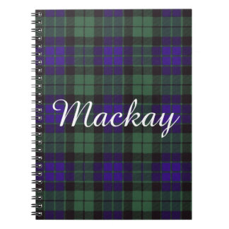 Cuaderno Tartán del escocés de la tela escocesa del clan de