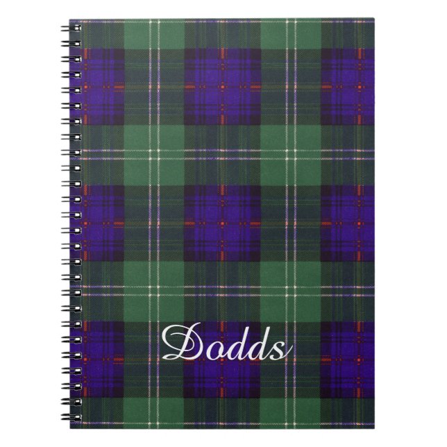 Cuaderno Tartán escocés de la falda escocesa de la tela (Frente)