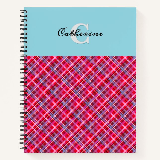 Cuaderno Tartan Plaid Patterned (Anverso)