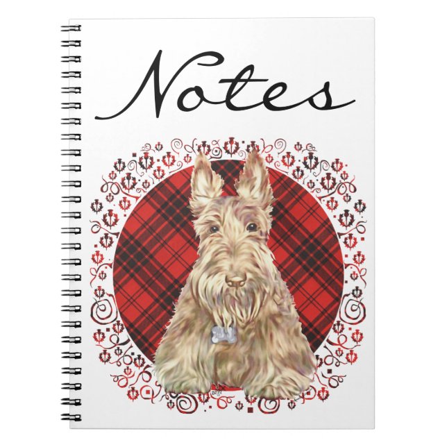 Cuaderno Tartan Scottie Trigo (Frente)