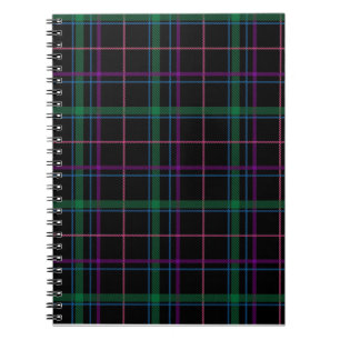 Cuaderno Tartán verde morado inteligente