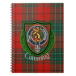 Cuaderno Tartan y Cresta del Clan Escocés Cumming