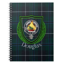 Tartan y Cresta del Clan Escocés Douglas