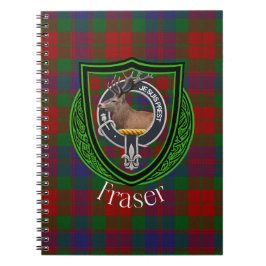 Cuaderno Tartan y Cresta del Clan Escocés Fraser