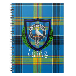 Cuaderno Tartan y Cresta del Clan Escocés Laing