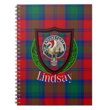 Tartan y Cresta del Clan Escocés Lindsay