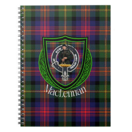Cuaderno Tartan y Cresta del Clan Escocés MacLennan