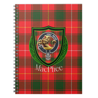 Cuaderno Tartan y Cresta del Clan Escocés MacPhee