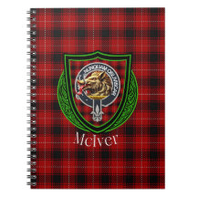 Tartan y Cresta del Clan Escocés McIver
