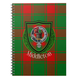 Cuaderno Tartan y Cresta del Clan Escocés Middleton