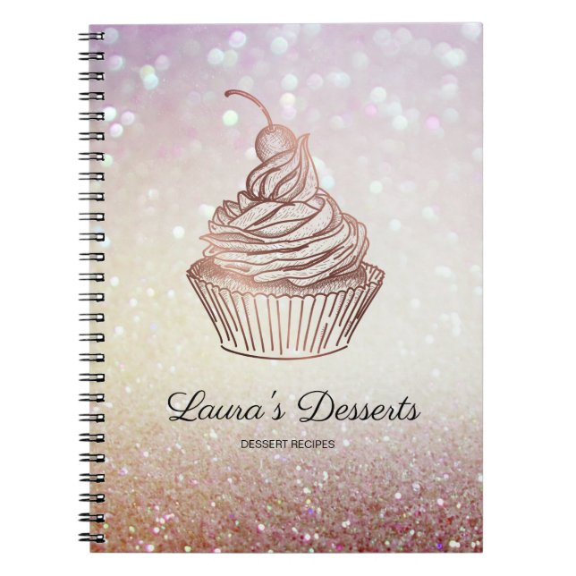 Cuaderno Tartas y dulces, pasteles y postres de cocina (Frente)