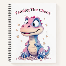 Cuaderno Taskosaurus Rex | Diseño de lista de tareas de din