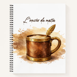 Cuaderno Tasse l'encre du matin