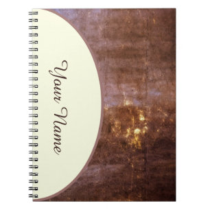 Cuaderno Tatter retro púrpura personalizado