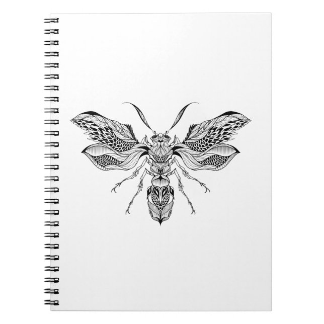 Cuaderno Tatuaje de la Abeja-Avispa (Frente)