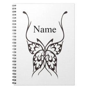 Cuaderno Tatuaje de mariposa estilizada Thunder_Cove
