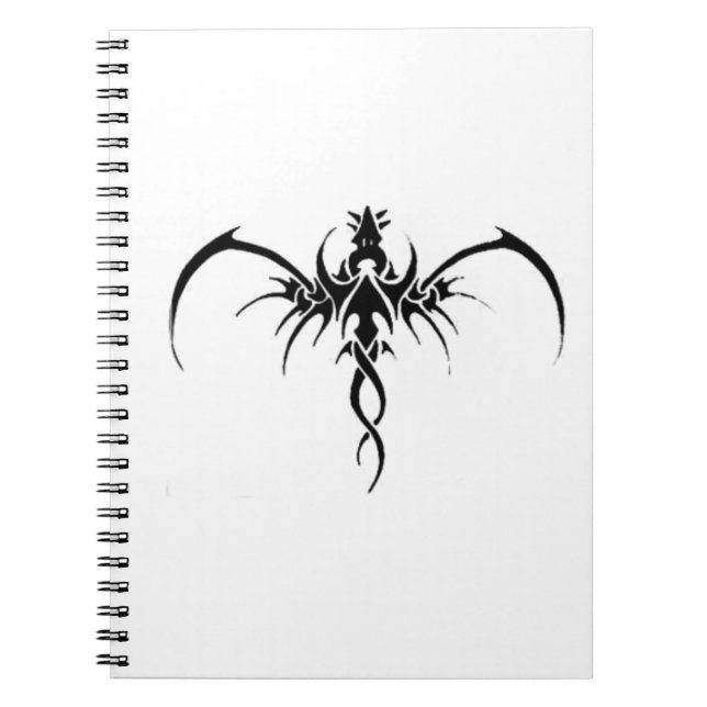 Cuaderno Tatuaje del dragón negro (Frente)