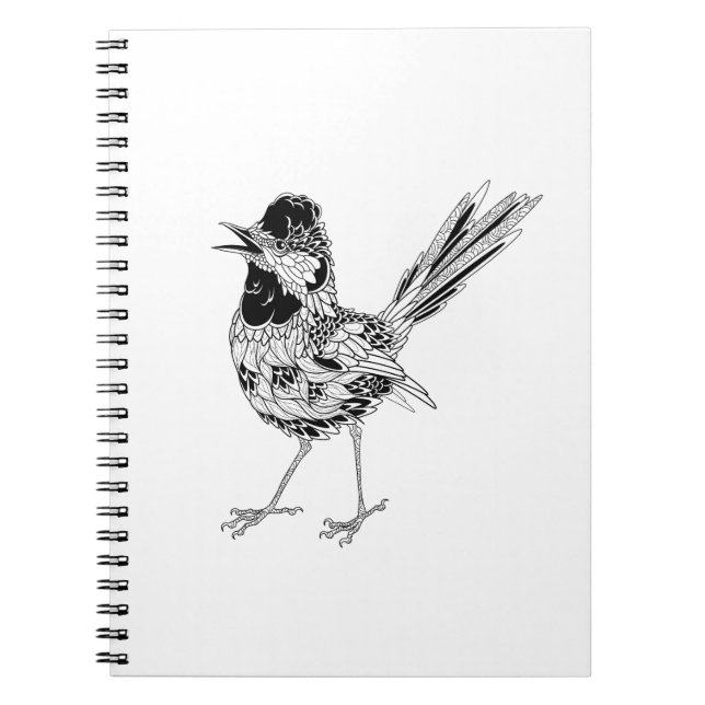 Cuaderno Tatuaje del pájaro (Frente)