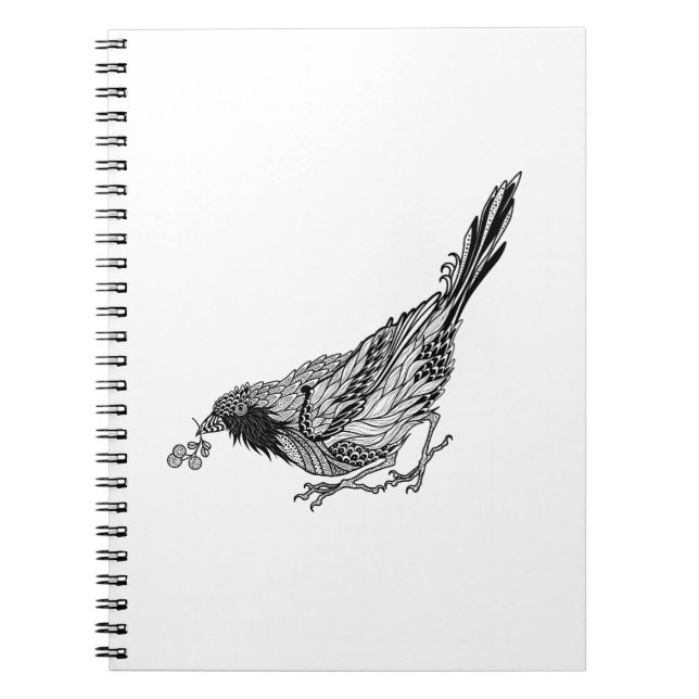 Cuaderno Tatuaje del pájaro (Frente)