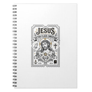 Cuaderno Tatuaje Flash Jesús Cristiano Tatuaje Flash Jesús