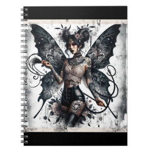 Cuaderno Tatuajes y látigos góticos de hadas asiáticas de b