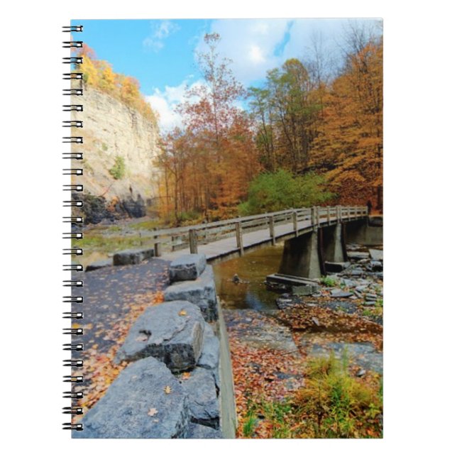 Cuaderno Taughannock baja parque de estado (Frente)
