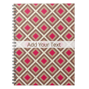 Cuaderno Taupe, Taupe ligero, Taylor de Ikat caliente