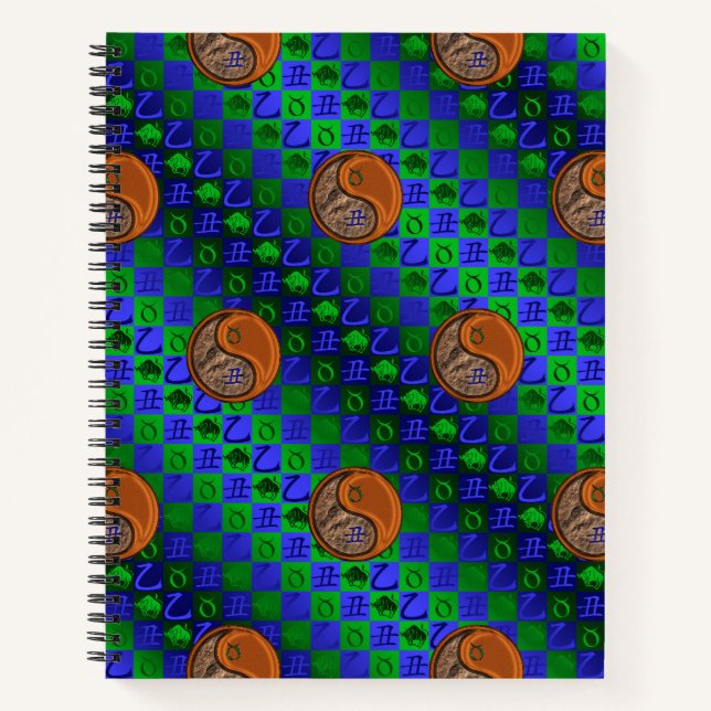 Cuaderno Tauro & Buey de Madera (Anverso)