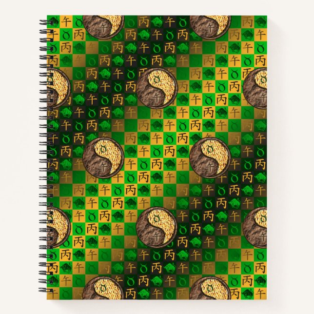Cuaderno Tauro & Caballo de Fuego (Anverso)