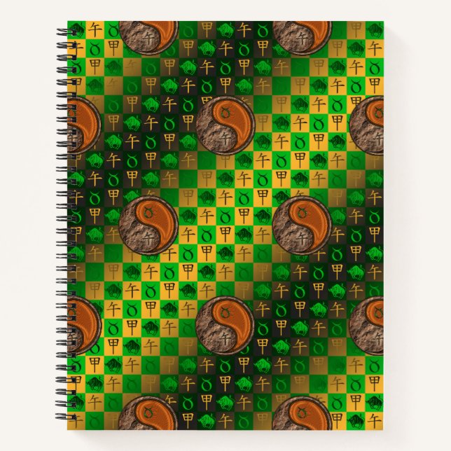 Cuaderno Tauro & Caballo de Madera (Anverso)