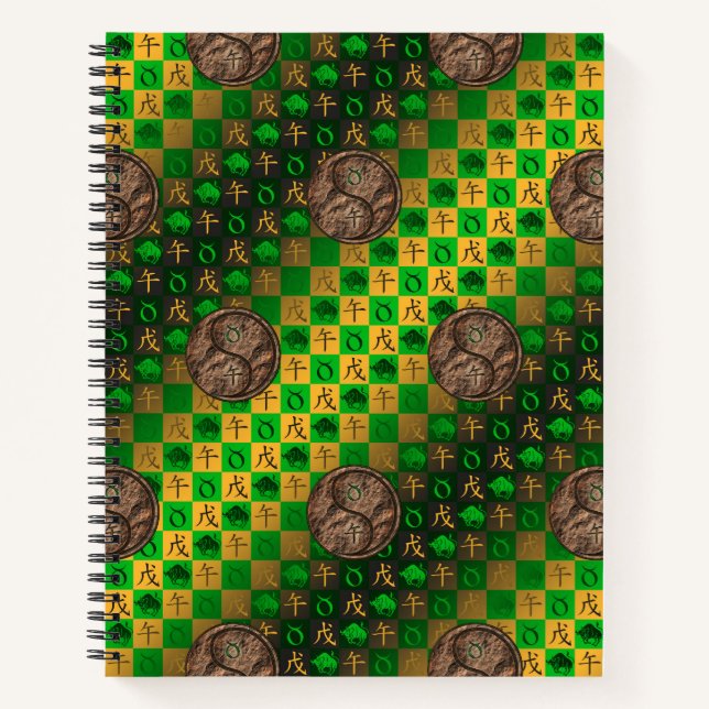 Cuaderno Tauro & Caballo de Tierra (Anverso)