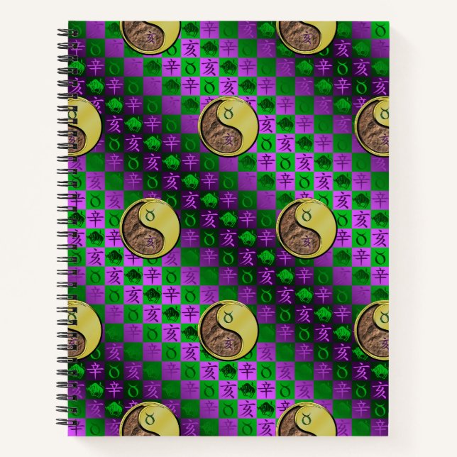 Cuaderno Tauro & Cerdo de Metal (Anverso)