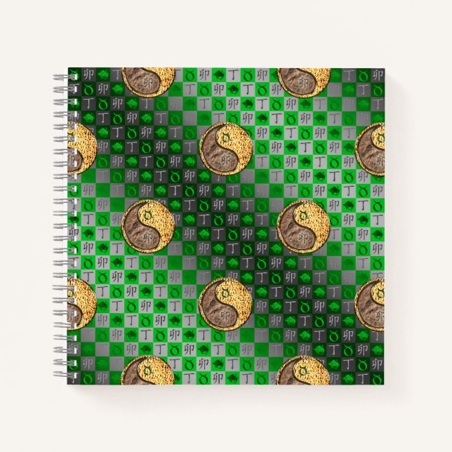 Cuaderno Tauro & Conejo de Fuego (Anverso)