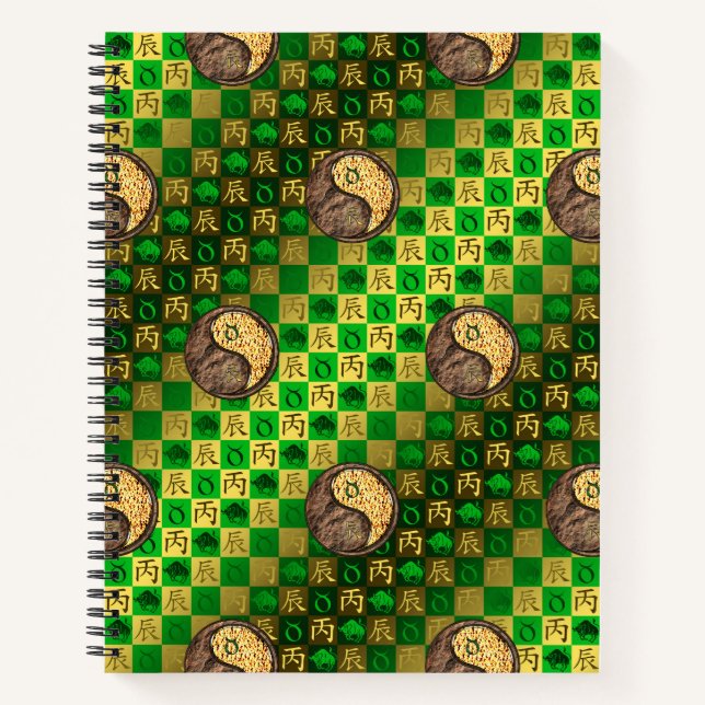 Cuaderno Tauro & Dragón de Fuego (Anverso)
