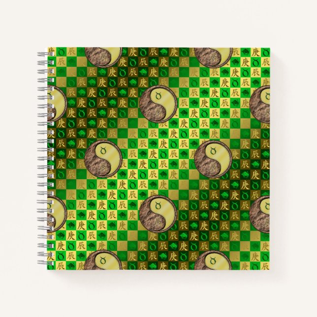 Cuaderno Tauro & Dragón de Metal (Anverso)