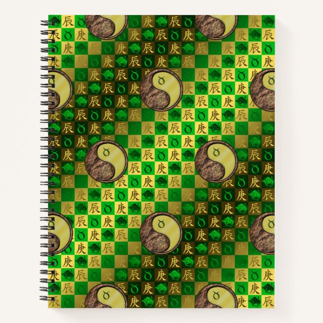Cuaderno Tauro & Dragón de Metal (Anverso)