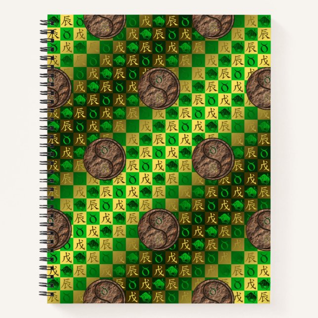 Cuaderno Tauro & Dragón de Tierra (Anverso)