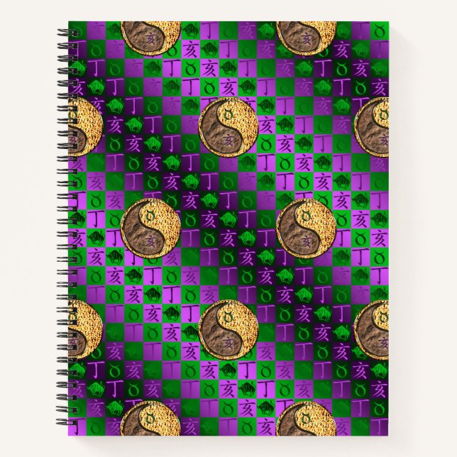 Cuaderno Tauro & Jabalí de Fuego (Anverso)