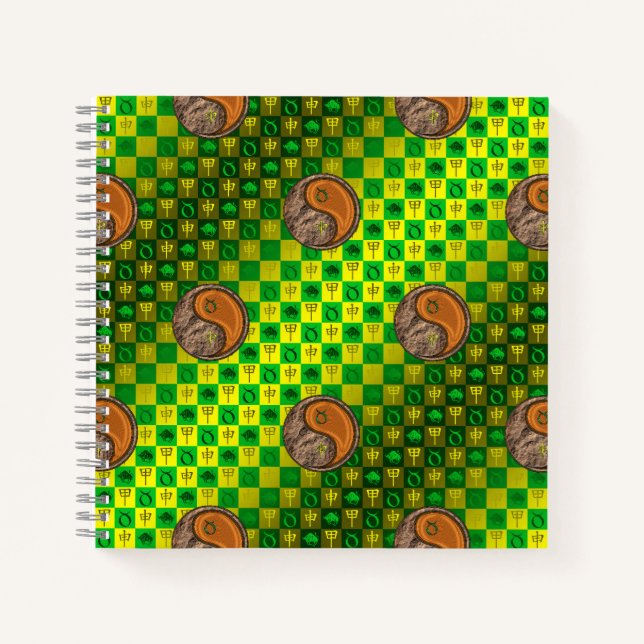 Cuaderno Tauro & Mono de Madera (Anverso)