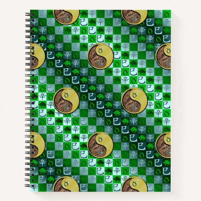 Cuaderno Tauro & Serpiente de Metal (Anverso)