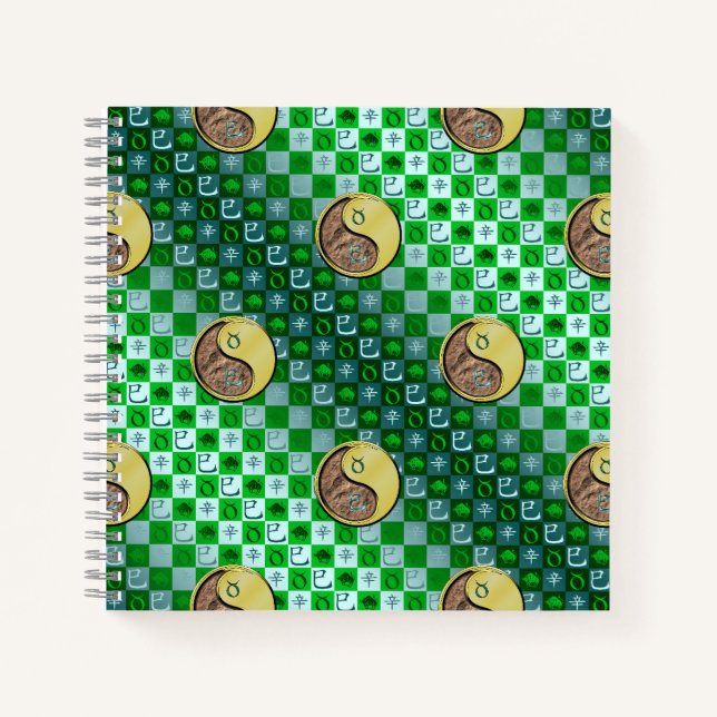 Cuaderno Tauro & Serpiente de Metal (Anverso)